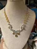 Redesigned necklace: Yellow and silver